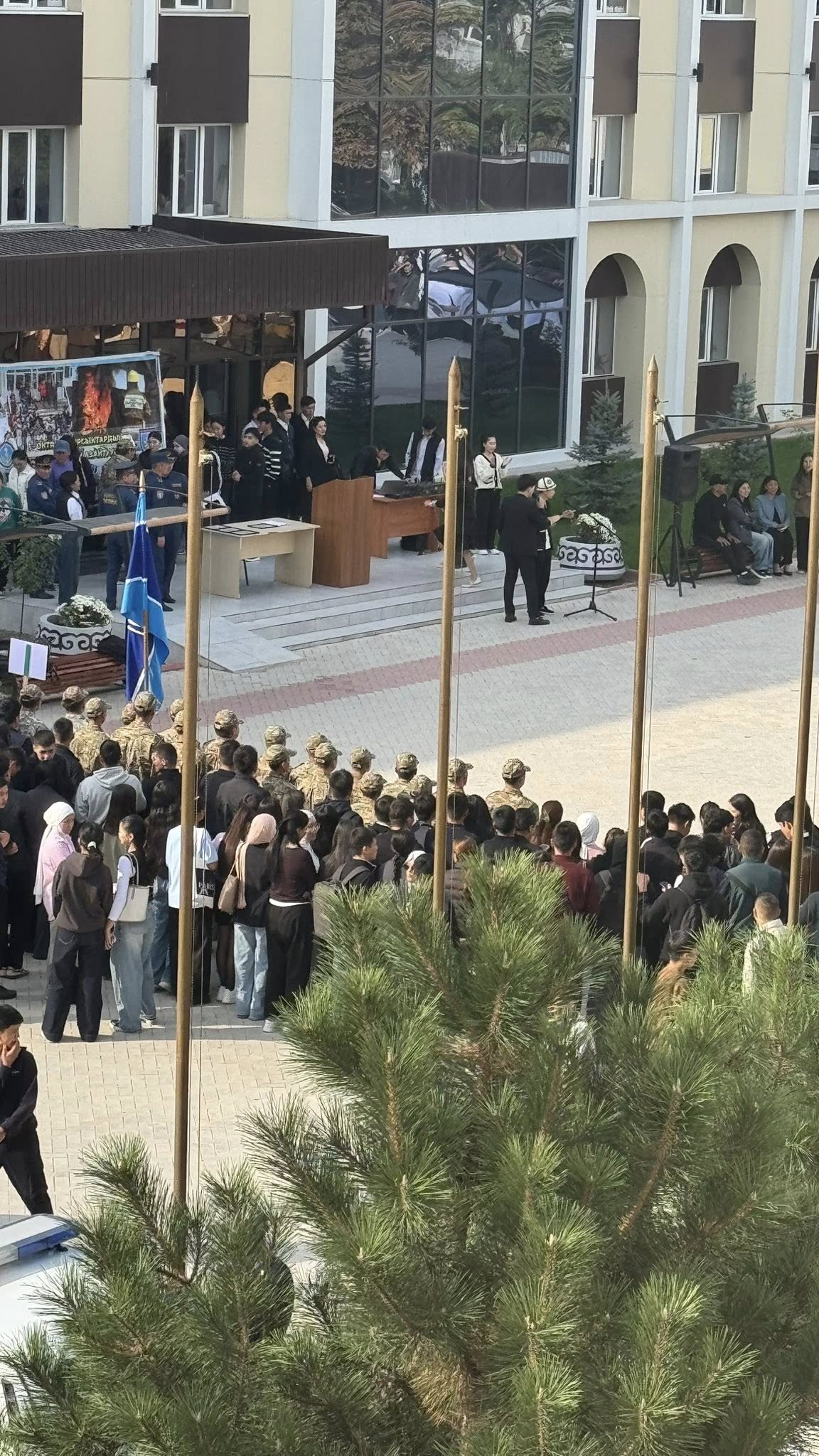 В КГУ им. И. Арабаева прошли масштабные учения по снижению риска бедствий